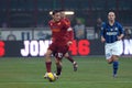 Francesco Totti in action during the match